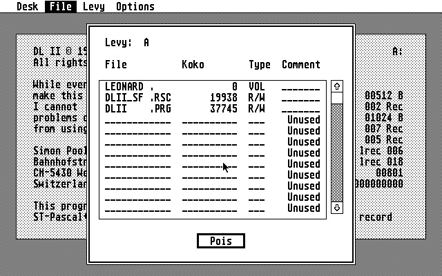 DL II atari screenshot